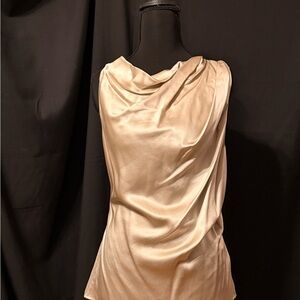 Poleci Cream Drape Blouse